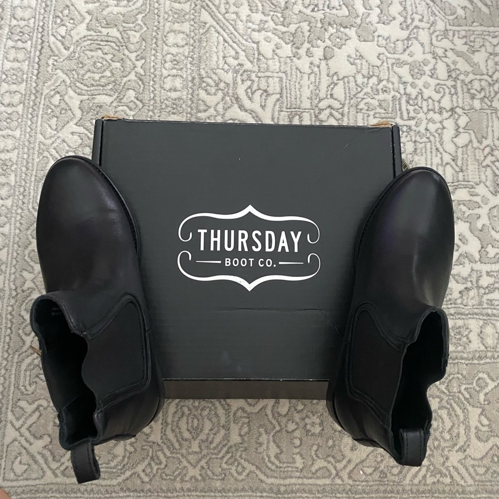 Thursday Boot Company Black Leather Boots